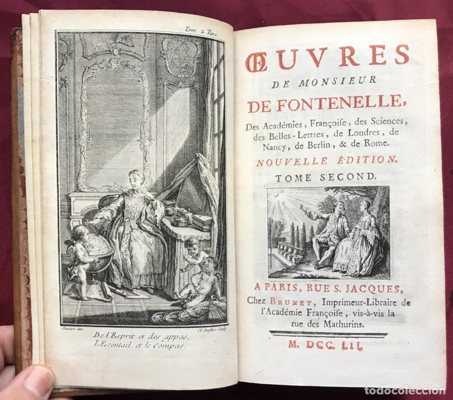 Libros: Oeuvres - Fontenelle, Monsieur de - Foto 5