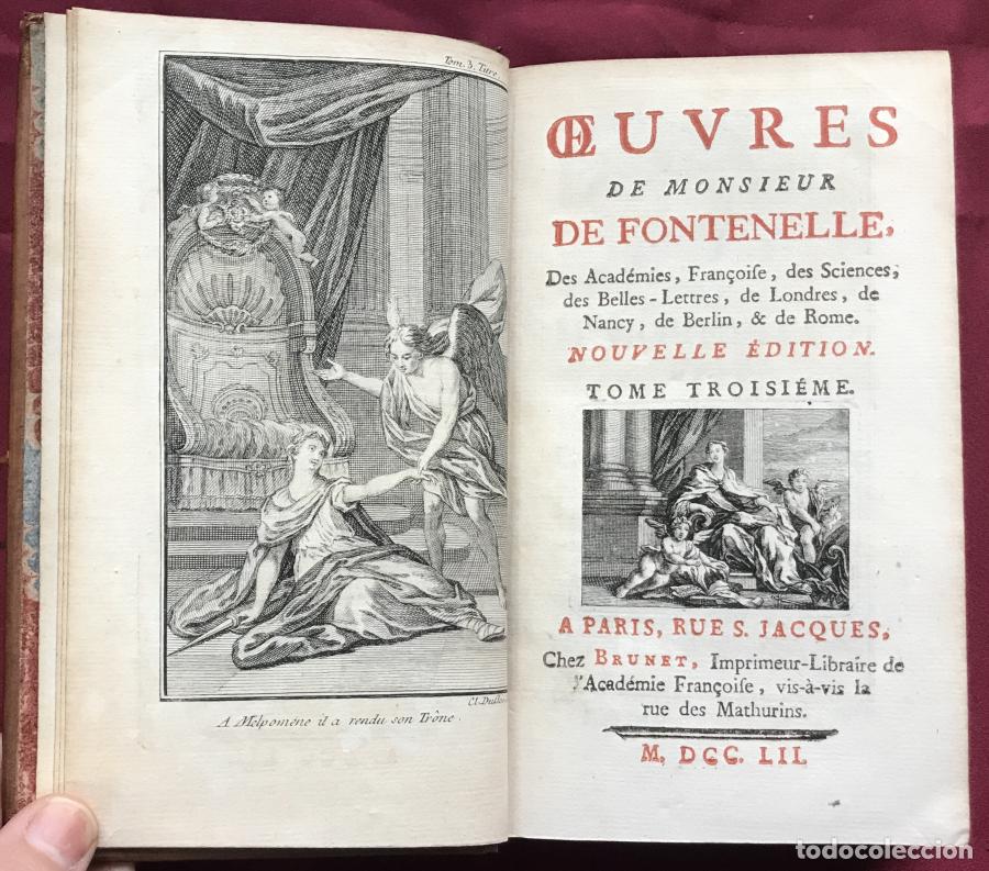Libros: Oeuvres - Fontenelle, Monsieur de - Foto 6