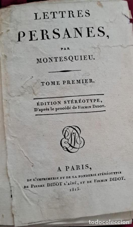 Libros: Lettres persanes - Montesquieu - Foto 4