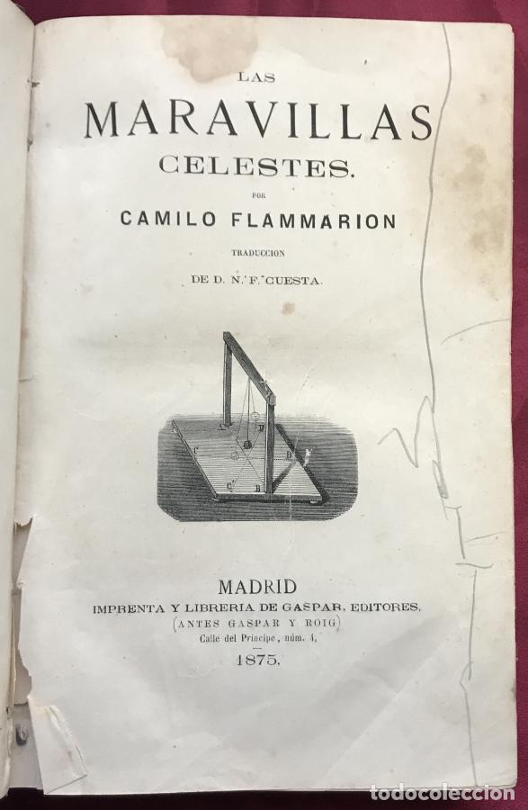 Libri di seconda mano: Las maravillas celestes - Flammarion, Camilo