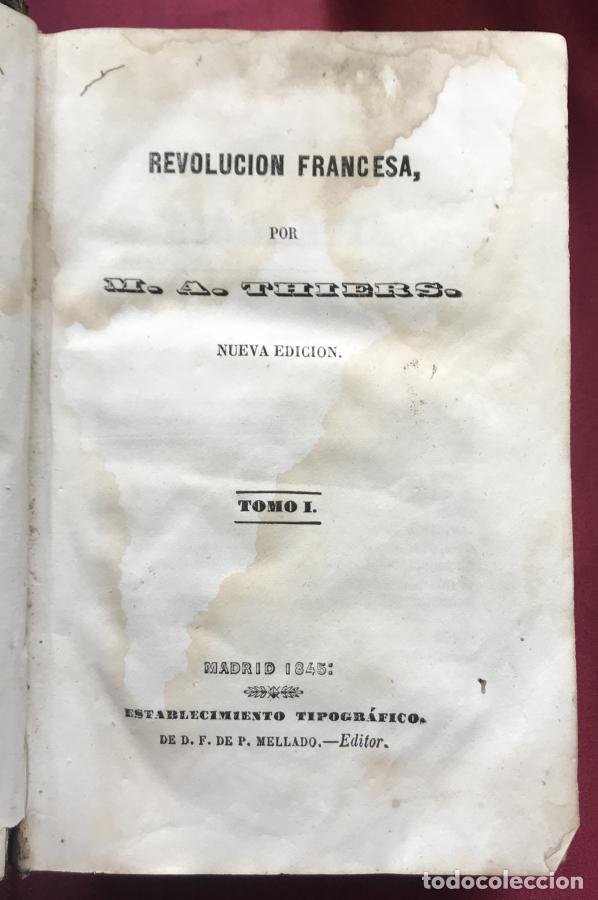 Libros: Revoluci&oacute;n Francesa - Thiers, M. A. - Foto 1