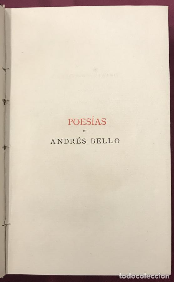 Libros: Poes&iacute;as de&hellip; - Bello, Andr&eacute;s - Foto 5