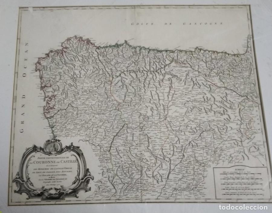 Libri di seconda mano: (Mapa) Partie septentrionale de la Couronne de Castille; les royaumes de Castille Vieille, de Leon,