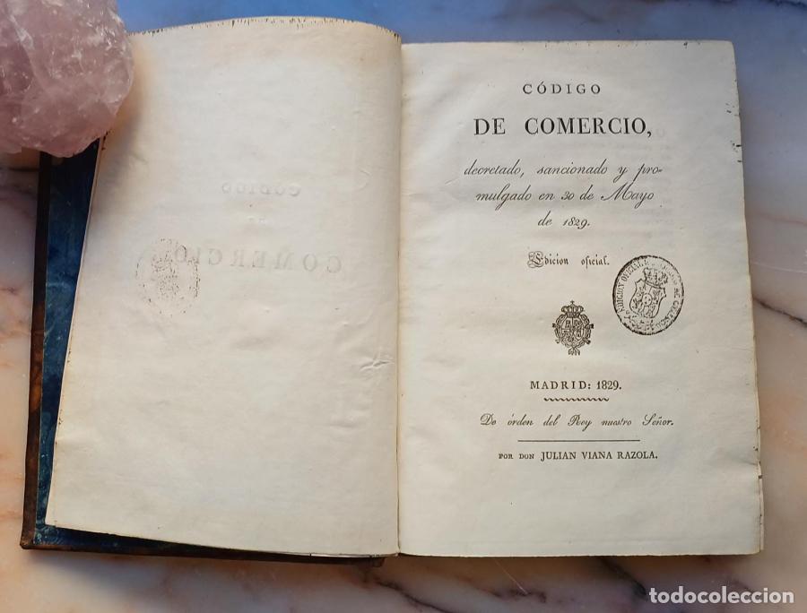 Libros: C&oacute;digo de Comercio, decretado, sancionado y promulgado en 30 de mayo de 1829 - - Foto 5