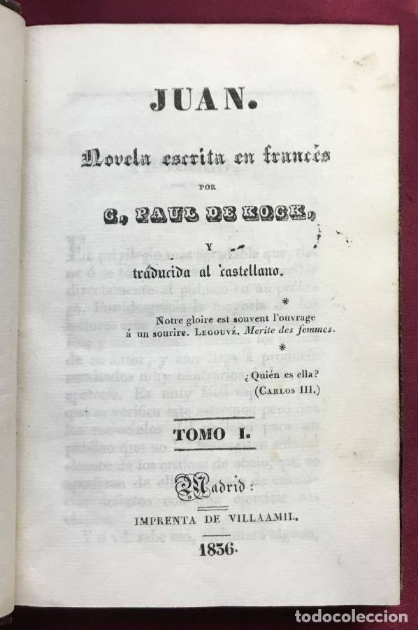 books: Juan. Novela escrita en franc&eacute;s por&hellip; - Kock, Paul de