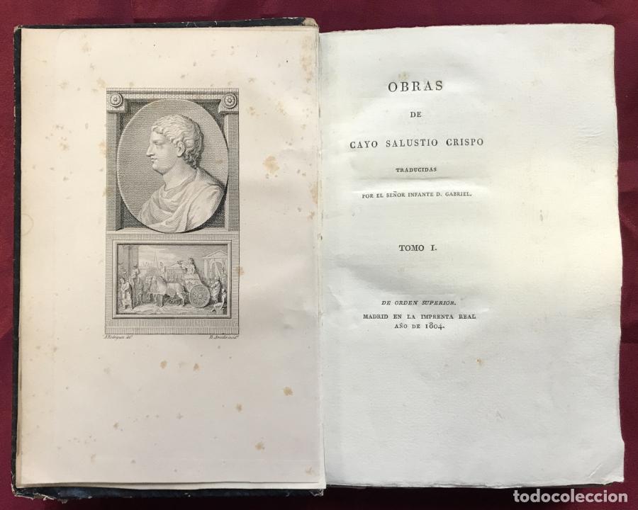 B&uuml;cher: Obras de&hellip; traducidas por el se&ntilde;or Infante D. Gabriel - Cayo Salustio Crispo