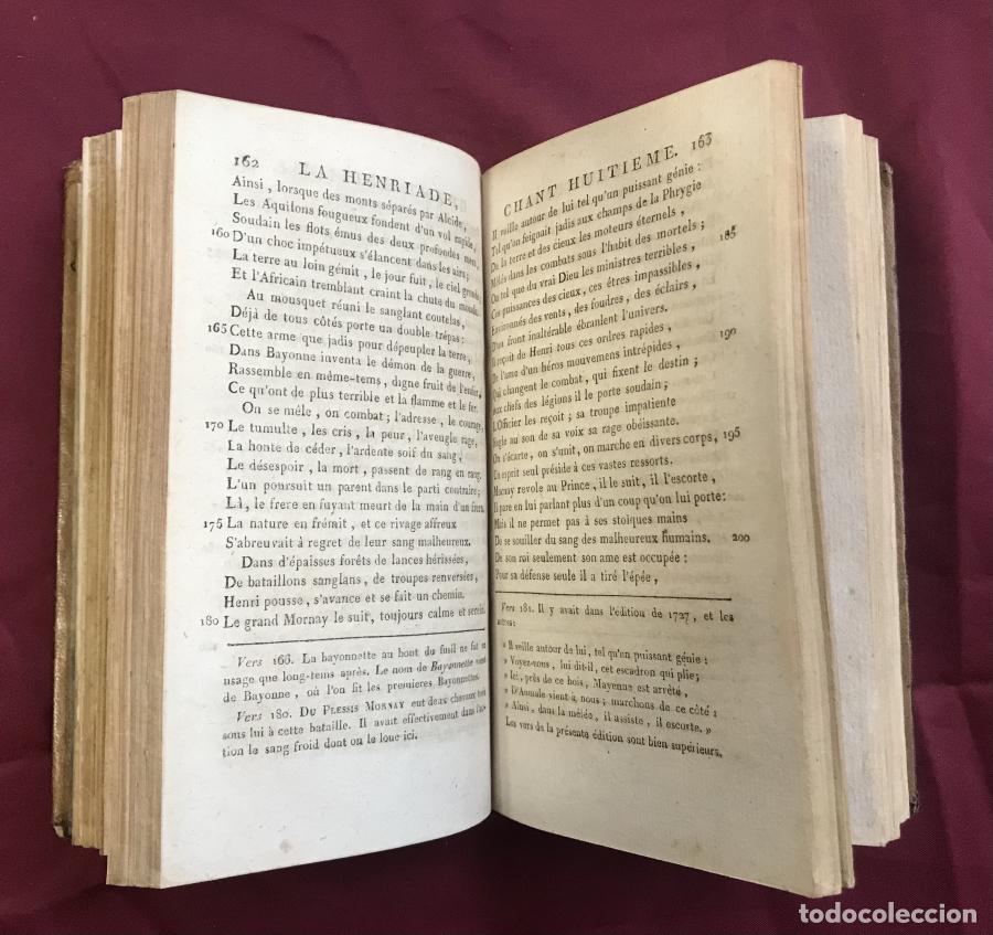 Libros: La Henriade avec les Variants - Voltaire - Foto 4
