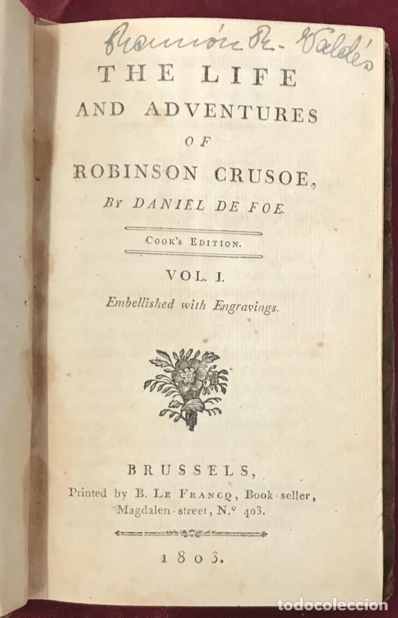 B&uuml;cher: The Life and Adventures of Robinson Crusoe - Defoe, Daniel