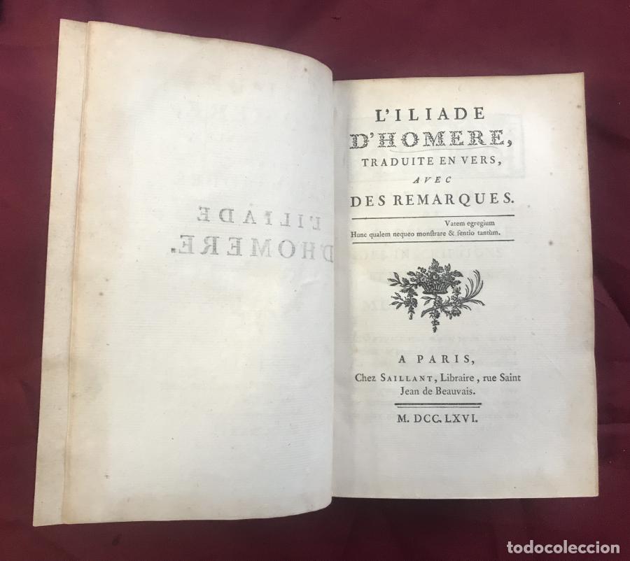 Libri di seconda mano: L'Iliade D'Homere, traduite en vers avec des remarques - Homero