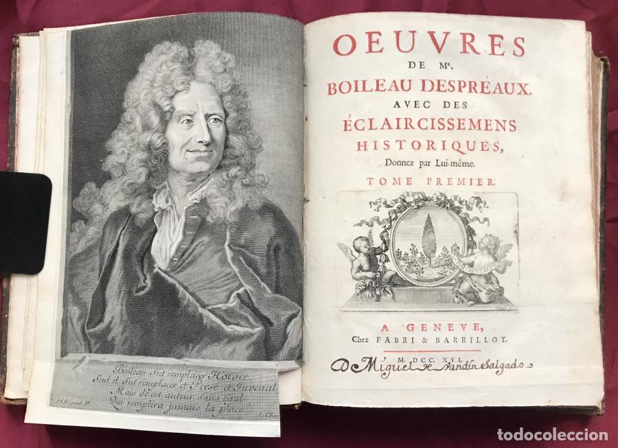 Libros: Oeuvres - Boileau Despreaux - Foto 4