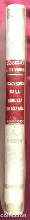 Libros: Discursos de la Nobleza de Espa&ntilde;a - Moreno de Vargas, Bernabe - Foto 3