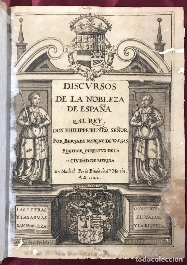 Libri di seconda mano: Discursos de la Nobleza de Espa&ntilde;a - Moreno de Vargas, Bernabe