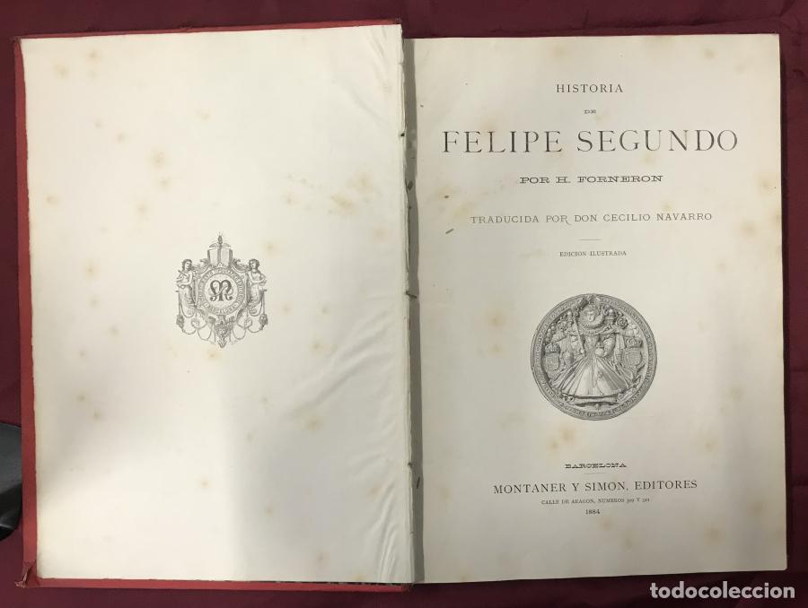 Libros: Historia de Felipe Segundo - Forneron, H. - Foto 3