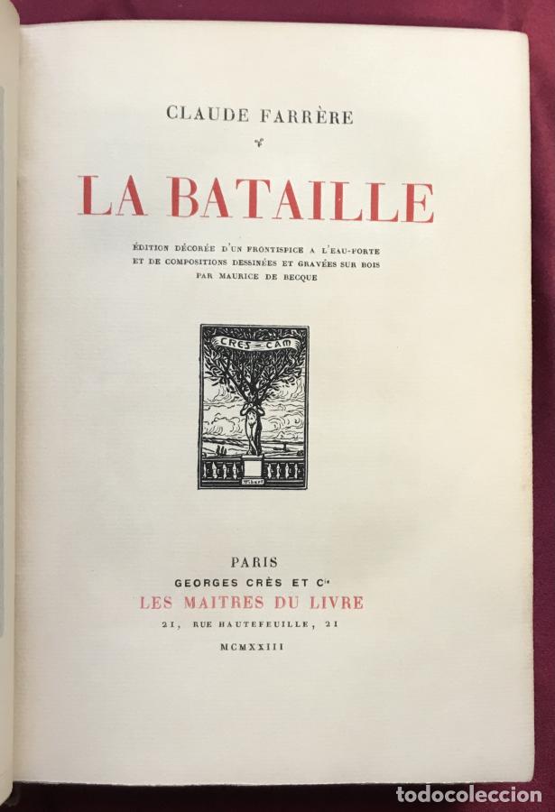 Libros: La bataille - Farr&egrave;re, Claude - Foto 1
