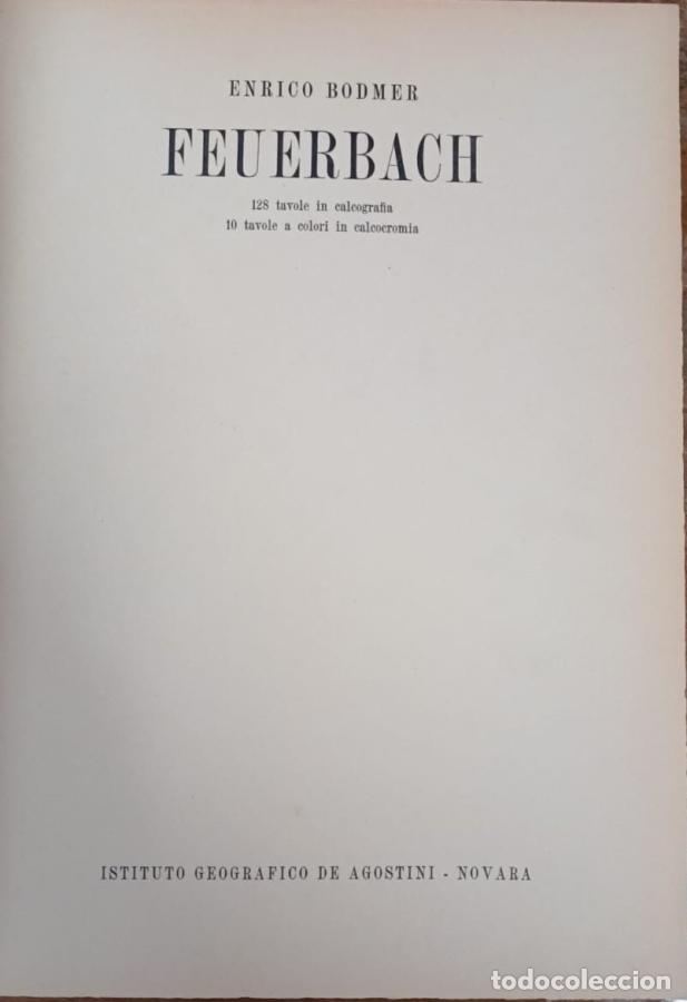 books: Feuerbach - Bodmer, Enrico