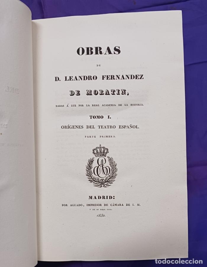 Libros: Obras de... - Fern&aacute;ndez de Morat&iacute;n, Leandro - Foto 4