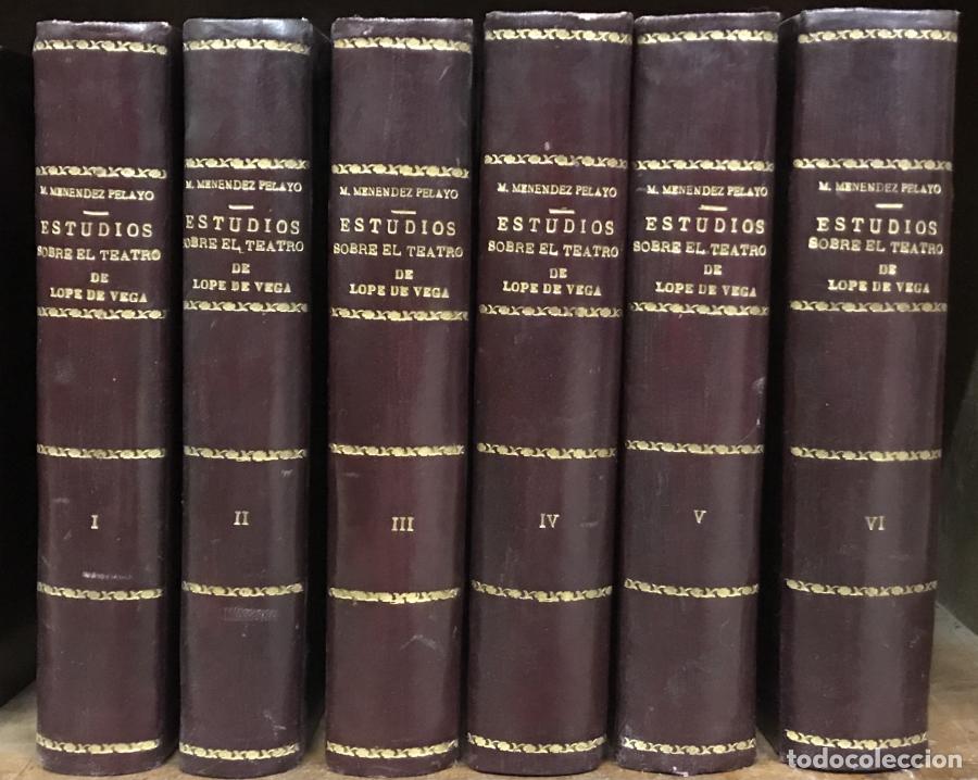 Libri di seconda mano: Estudios sobre el Teatro de Lope de Vega - Men&eacute;ndez Pelayo, D. Marcelino