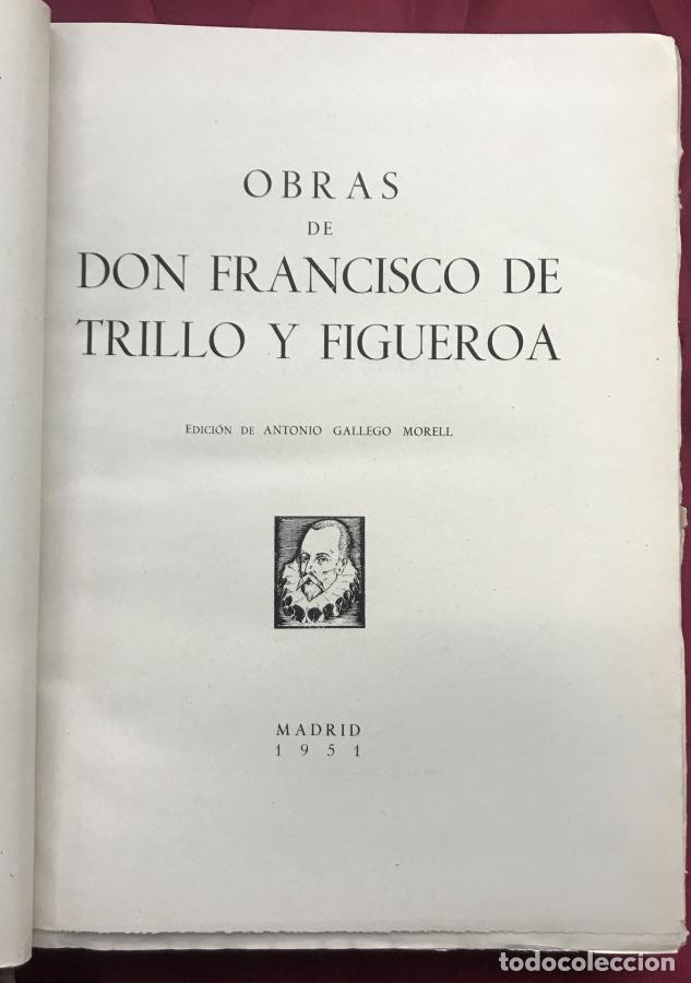 Libros: Obras - Trillo y Figueroa, Don Francisco de - Foto 1
