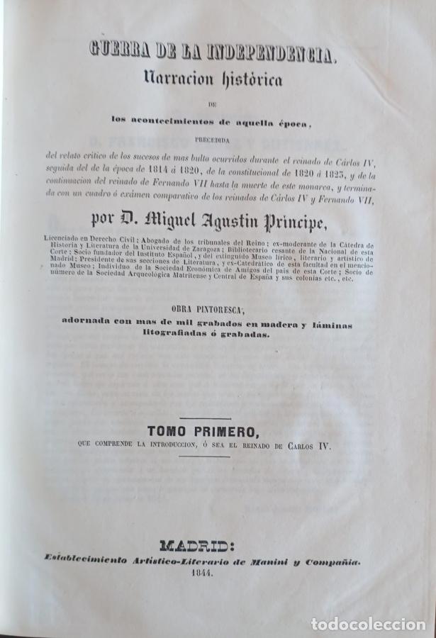Libros: Guerra de la Independencia. Narraci&oacute;n hist&oacute;rica de los acontecimientos de aquella &eacute;poca precedida de