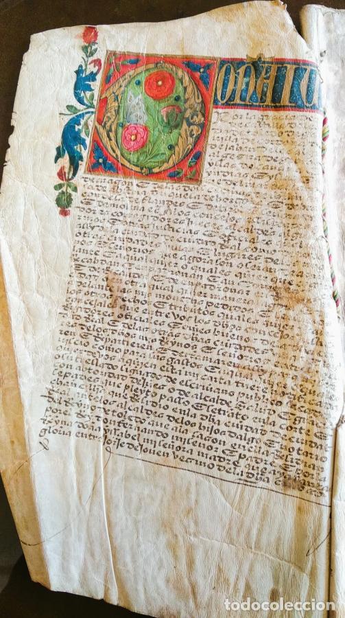 Libros: (Manuscrito) Carta executoria a favor de la hidalgu&iacute;a de Jorge de Alvarez Joben, hijo de Crist&oacute;bal J