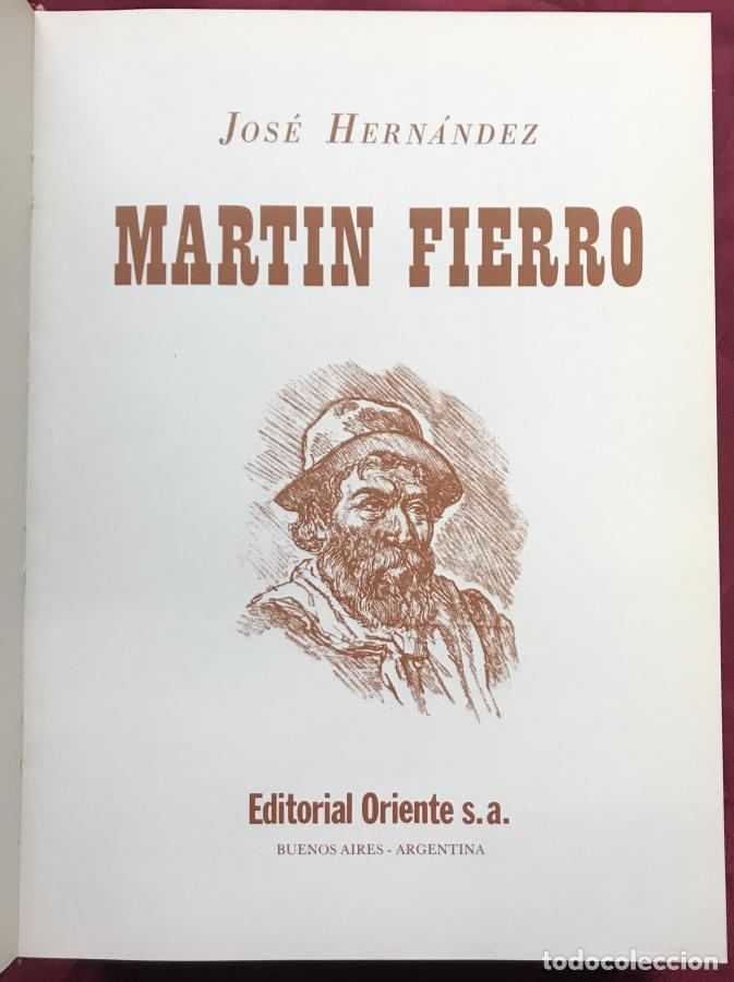 Libros: Mart&iacute;n Fierro - Hern&aacute;ndez, Jos&eacute; - Foto 7