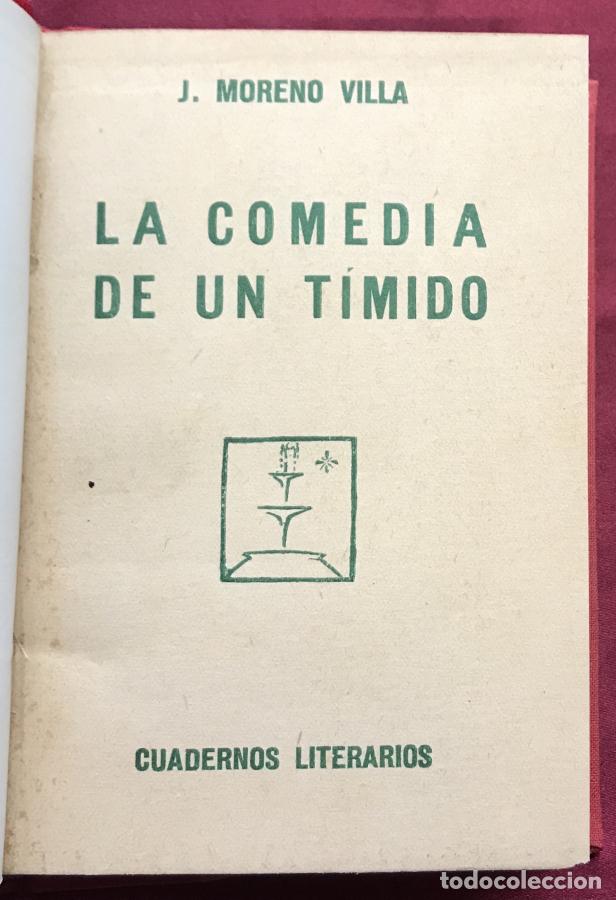 Libros: La comedia de un t&iacute;mido - Moreno Villa, J. - Foto 1