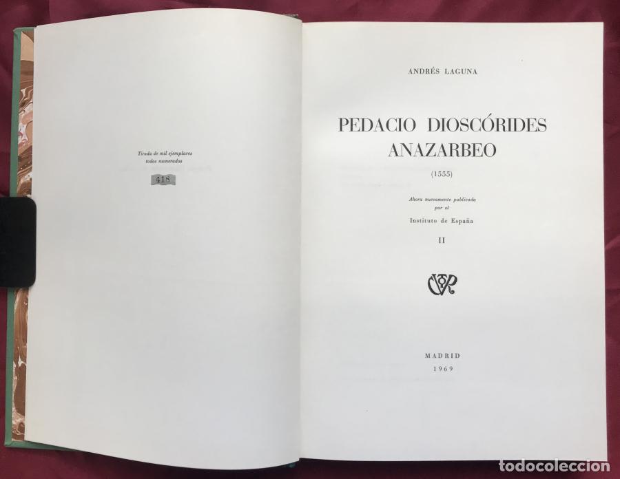 Libros: Pedacio Diosc&oacute;rides Anazarbeo - Diosc&oacute;rides, Andr&eacute;s Laguna - Foto 7