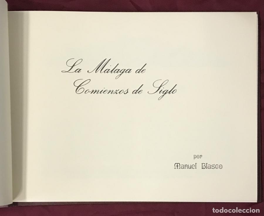 Libros: La M&aacute;laga de comienzos de siglo - Blasco, Manuel - Foto 4