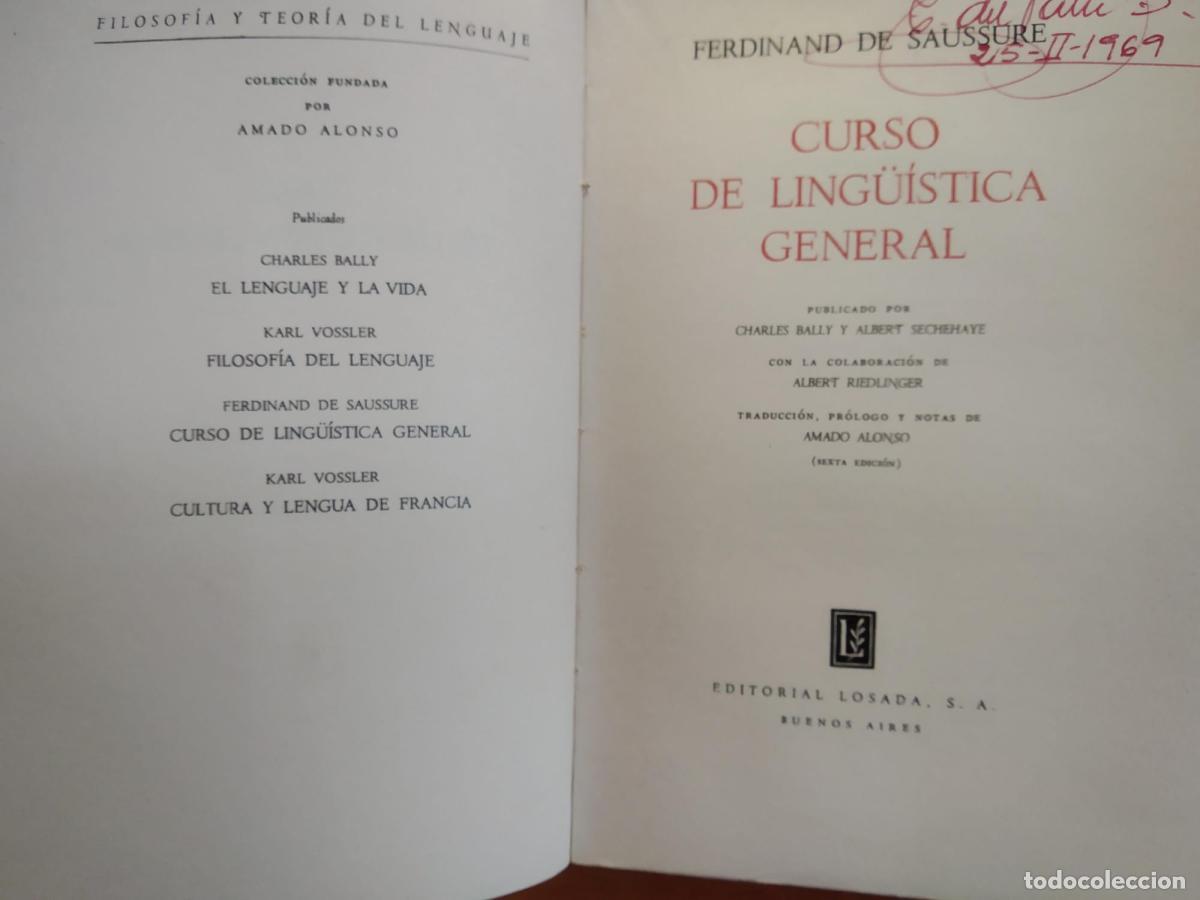 Libros: Curso de ling&uuml;&iacute;stica general - De Saussure, Ferdinand - Foto 3