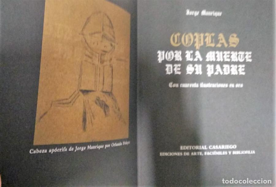 Libros: Coplas a la muerte de su padre - Manrique, Jorge - Foto 3