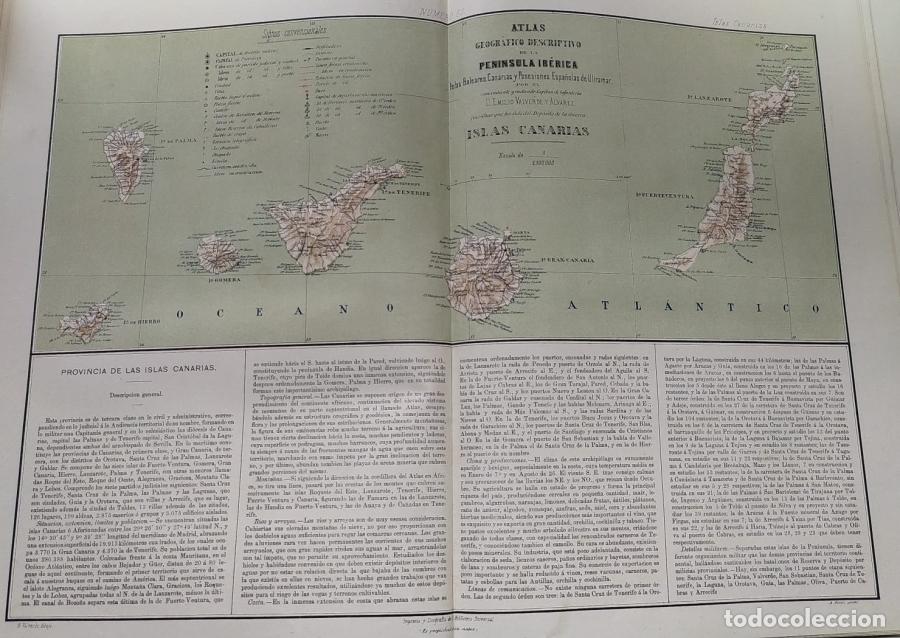 B&uuml;cher: Islas Canarias - Atlas geogr&aacute;fico y descriptivo de la Pen&iacute;nsula Ib&eacute;rica: Islas Filipinas, Posesione