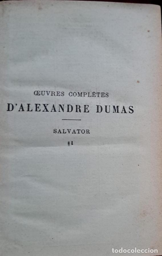 Libros: Salvator 5 vols. - Dumas, Alexandre - Foto 4