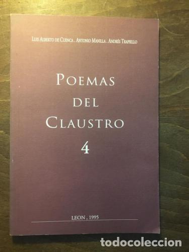 Libros: Poemas del Claustro 4 - De Cuenca, Luis Alberto; Manilla, Antonio; Trapiello, Andr&eacute;s