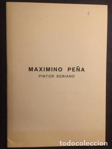 Libros: Maximino Pe&ntilde;a pintor soriano - Mont&aacute;&ntilde;ez Matilla, Mar&iacute;a