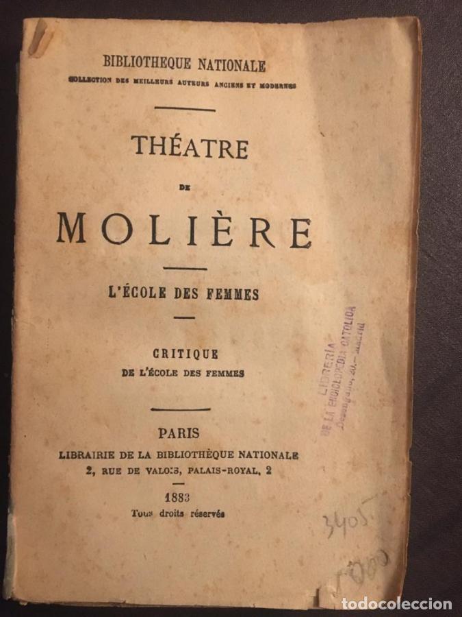 Libros: L&acute;&eacute;cole des femmes - Moli&egrave;re - Foto 1