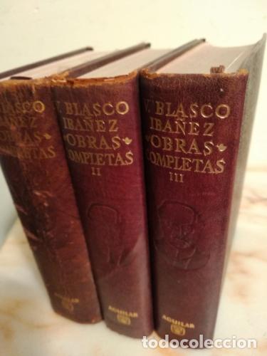 books: Obras completas. 3 Tomos - Blasco Iba&ntilde;ez, V.