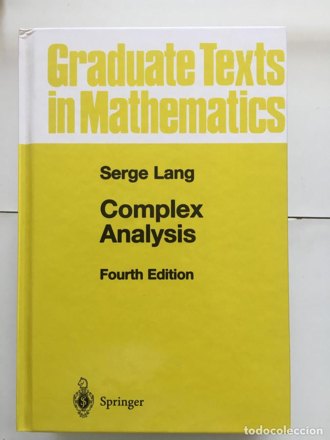 books: Complex Analysis - Lang, Serge A.