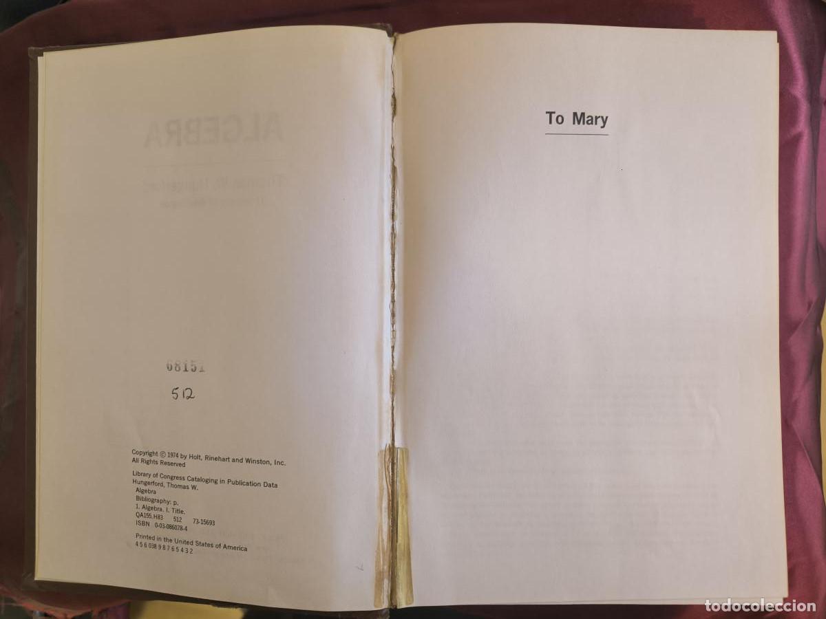 Libros: Algebra - Hungerford, Thomas W. - Foto 6