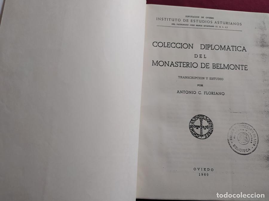 Libros: Colecci&oacute;n diplom&aacute;tica del Monasterio de Belmonte - Floriano, Antonio C. - Foto 3