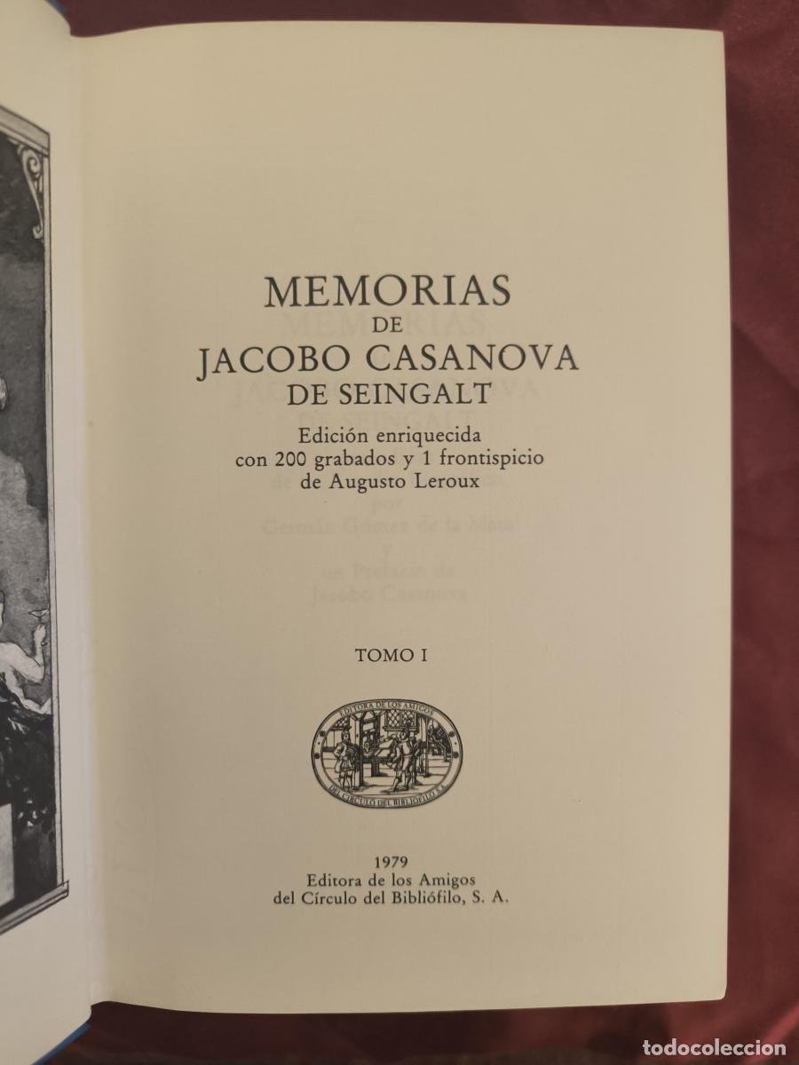Libri di seconda mano: Memorias de Casanova. Tomo I - Casanova de Seingalt, Jacobo