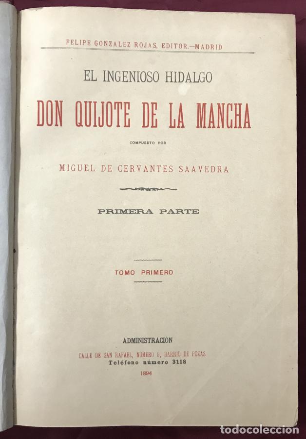 Libros: El Ingenioso Hidalgo Don Quijote de la Mancha, tomo I - Cervantes Saavedra, Miguel de