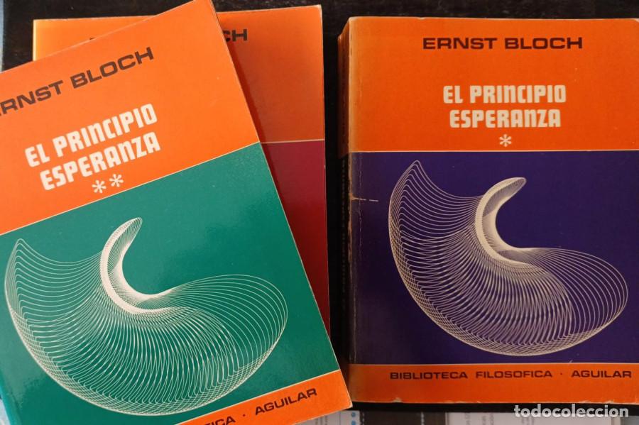 books: El principio esperanza. Tomos I, II y III - Bloch, Ernst