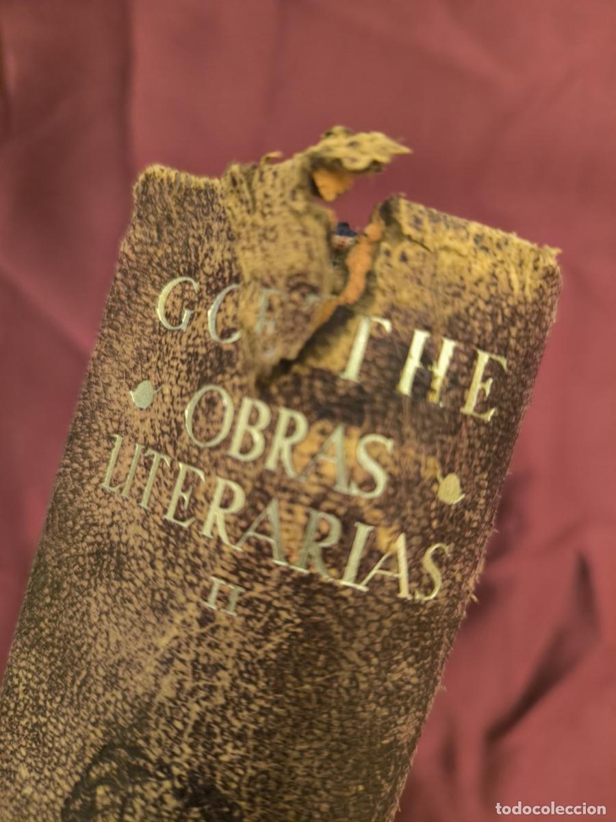 Libros: Obras literarias, 2 vols. - Goethe, J. W. - Foto 9