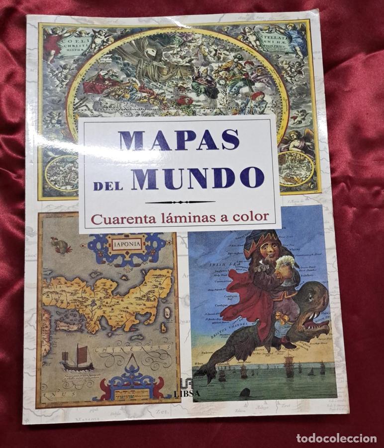 Libros: Mapas del mundo. Cuarenta l&aacute;minas a color -