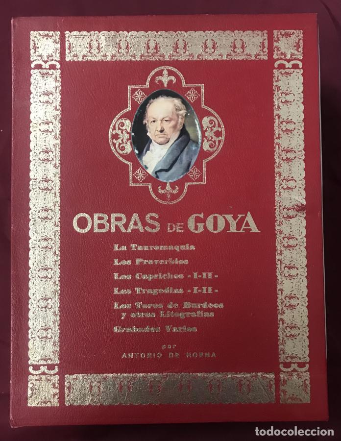 Libros: Obras de Goya (grabados y litograf&iacute;as) La tauromaquia - Los proverbios - Los caprichos - Las tragedi