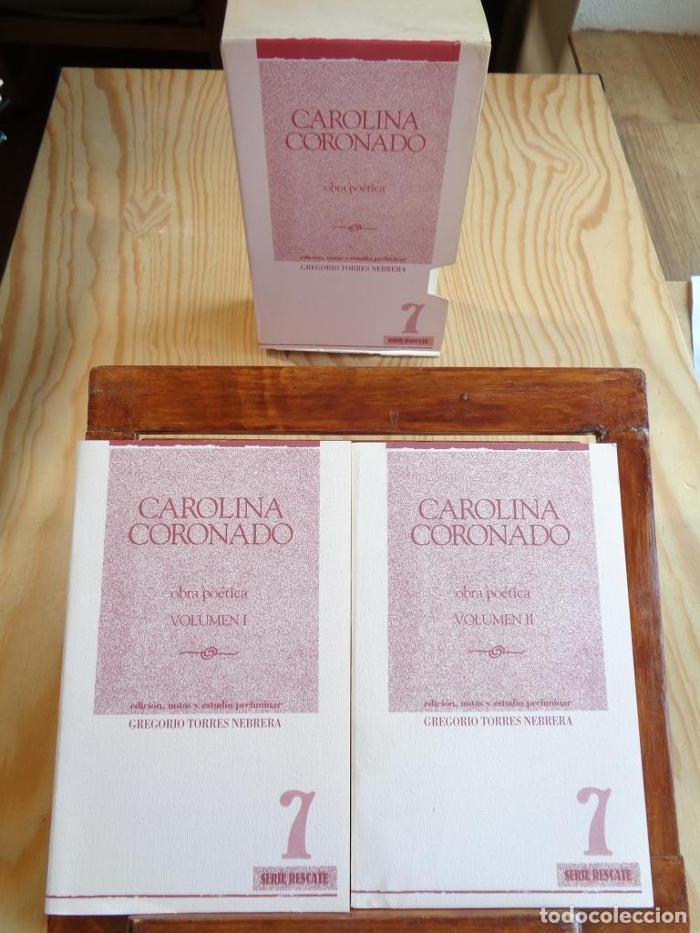 Libros: CAROLINA CORONADO. OBRA PO&Eacute;TICA. Volumen I y II (Completa). - CAROLINA CORONADO