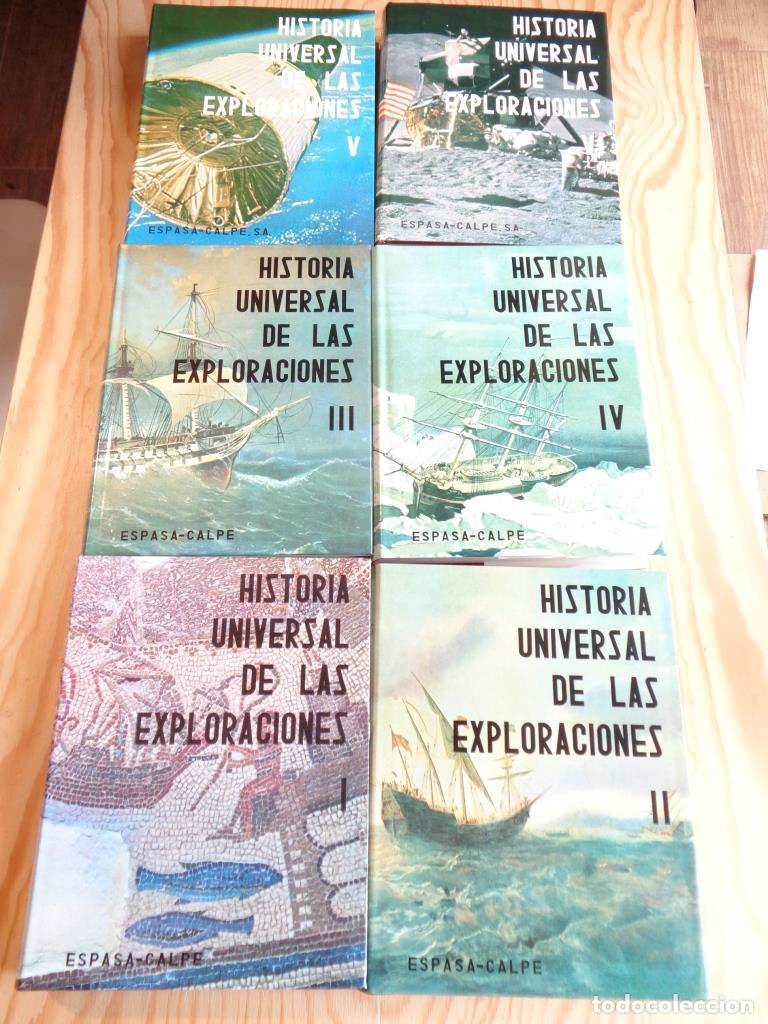 Libros: HISTORIA UNIVERSAL DE LAS EXPLORACIONES (6 Tomos. Completa). - L. H. PARIAS (Direcci&oacute;n).