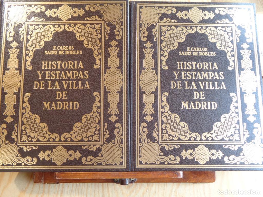 Libros: HISTORIA Y ESTAMPAS DE LA VILLA DE MADRID (2 Tomos) (Edici&oacute;n Facs&iacute;mil). - FEDERICO CARLOS SAINZ DE R