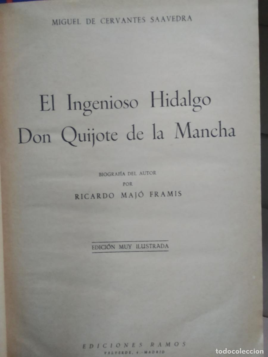 Libri di seconda mano: El ingenioso Hidalgo Don Quijote de la Mancha - Miguel de Cervantes Saavedra