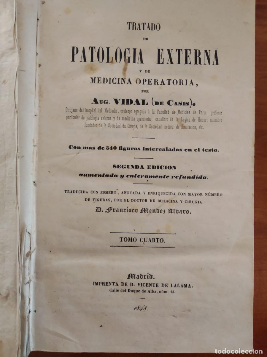 B&uuml;cher: Tratado de Patolog&iacute;a Externa y Medicina Operatoria. Tomo Cuarto - Augusto Vidal